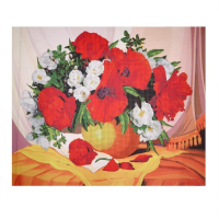 Алмазная мозаика с частичным заполнением на холсте &laquo;Летний букет&raquo;, 50 x 60 см