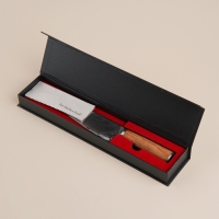 Нож кухонный SL Home «Оливия», шеф, лезвие 16 см, дамасская сталь, цвет коричневый Нож кухонный SL Home «Оливия», шеф, лезвие 16 см, дамасская сталь, цвет коричневый