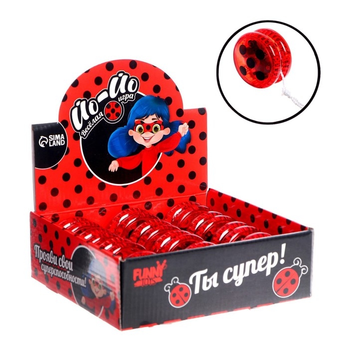 Йо-йо «Божья коровка», световой, в шоубоксе Йо-йо «Божья коровка», световой, в шоубоксе