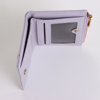 Кошелёк женский на кнопке, цвет сиреневый Кошелёк женский на кнопке, цвет сиреневый