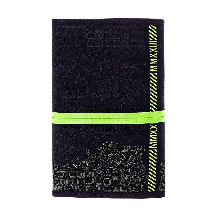 Пенал мягкий скрутка , 220х460 мм , Calligrata, вышывка Пенал мягкий скрутка , 220х460 мм , Calligrata, вышывка "Позитив", на шнуровке, на 37 предметов