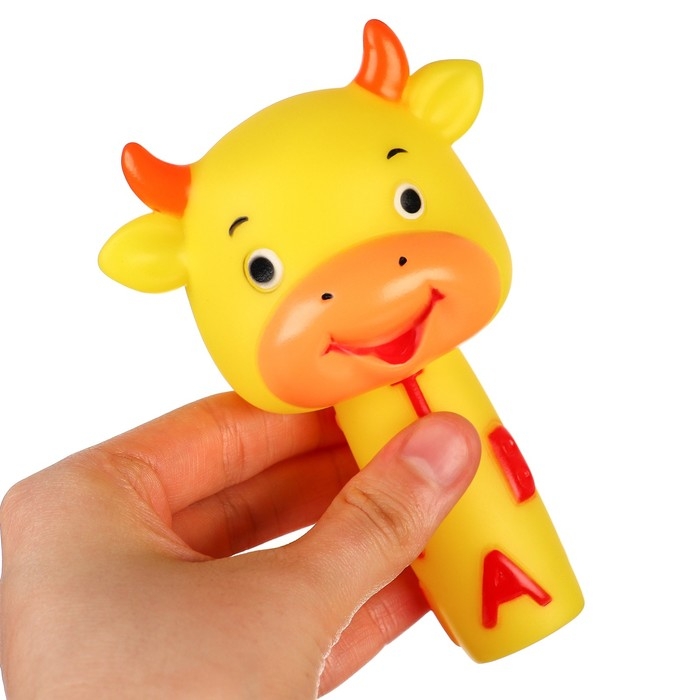 Резиновая игрушка для ванны &laquo;Малыши: Телёнок&raquo;, Крошка Я