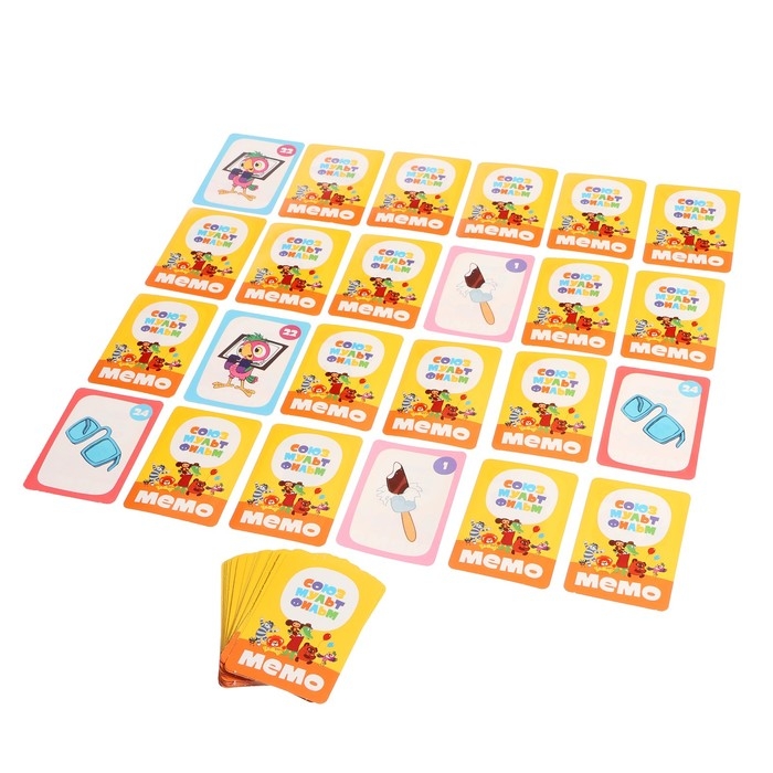Настольная игра &laquo;МЕМО. Союзмультфильм&raquo;, 2-6 игроков, 3+, 50 карточек