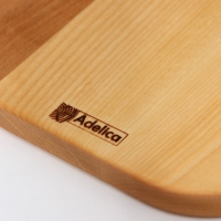 Набор разделочных досок на подставке 2 шт Adelica, 35&times;18&times;2 см, подставка 16&times;8,5&times;4 см, масло в подарок 100 мл, пропитаны минеральным маслом, берёза, в подарочной коробке