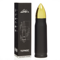 Термоc, 450 мл, Пуля "Мастер К", 28 х 7 см, чёрный Термоc, 450 мл, Пуля "Мастер К", 28 х 7 см, чёрный