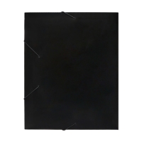 Папка-короб на резинке А4, 500мкм, Calligrata, корешок 25 мм, до 230 листов, тиснение "песок", черная Папка-короб на резинке А4, 500мкм, Calligrata, корешок 25 мм, до 230 листов, тиснение "песок", черная