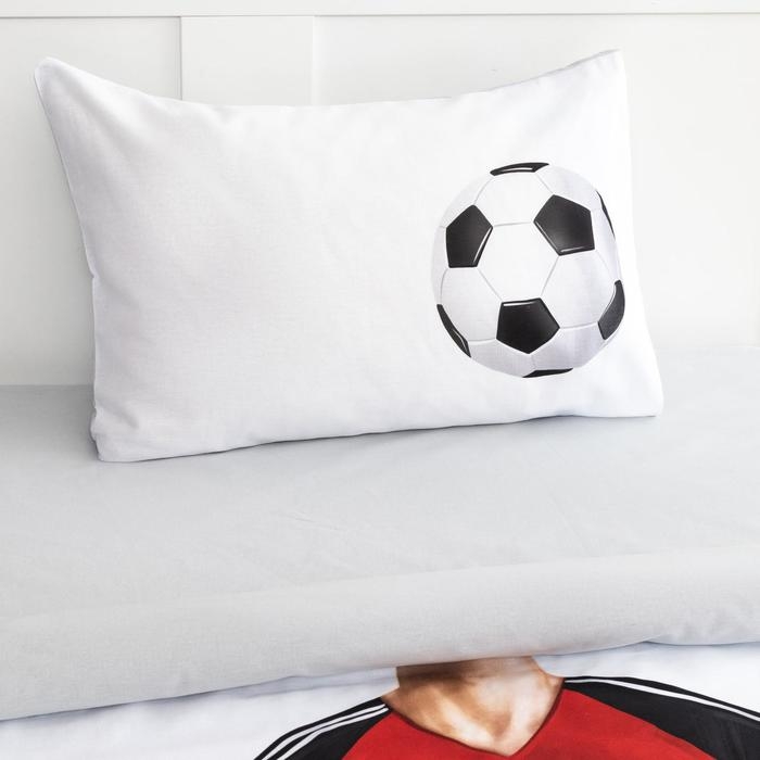 Постельное белье Этель 1,5 сп &laquo;Футболист&raquo; 143х215 см, 150х214 см, 50х70 см -1 шт