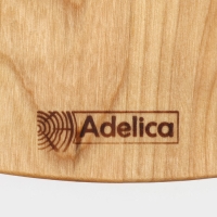 Менажница деревянная глубокая Adelica, 2 секции, береза, 15&times;15&times;4 см