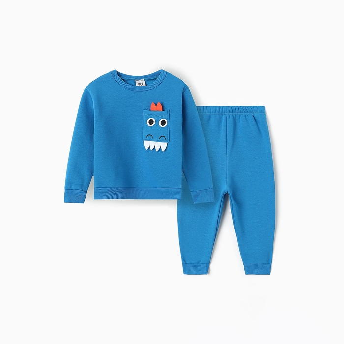 Костюм для мальчиков (свитшот, брюки), НАЧЁС, цвет синий, рост 92 см Костюм для мальчиков (свитшот, брюки), НАЧЁС, цвет синий, рост 92 см