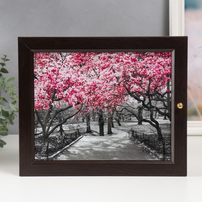 Ключница "Аллея" венге  24х29 см