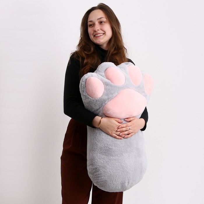 Мягкая игрушка &laquo;Лапа&raquo;, 70 см, цвет серый