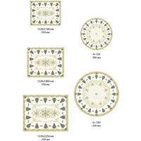 Набор столовый Этель "Golden Christmas" скатерть 150*220 +/-3см с ГМВО, салф.40х40см - 12шт,