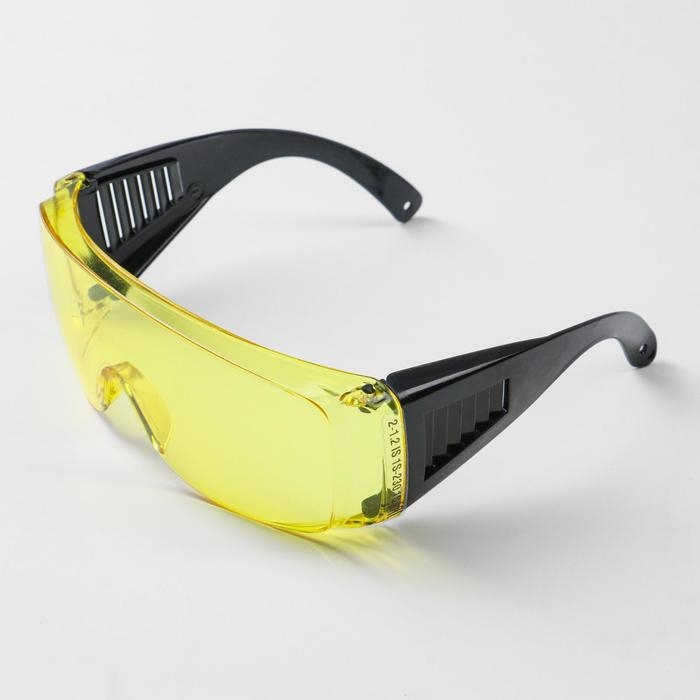 Очки защитные Очки защитные "Исток" открытого типа (прозрачно-желтые) с черной дужкой