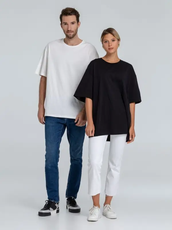 Футболка оверсайз &laquo;Чистая соль&raquo;, черная, размер XS/S (44-46)