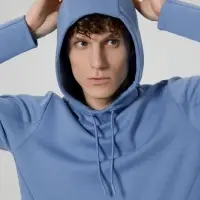 Худи унисекс Begi, синее, размер M