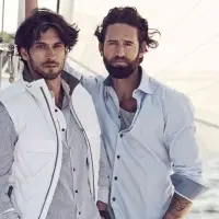 Рубашка мужская в полоску Reno, голубая, размер S Рубашка мужская в полоску Reno, голубая, размер S