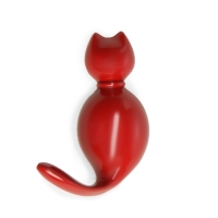 Крючок мебельный CAPPIO CAT, однорожковый, красный