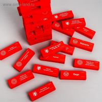 Игра Падающая башня "Для настоящих героев", Человек-паук, 54 бруска Игра Падающая башня "Для настоящих героев", Человек-паук, 54 бруска