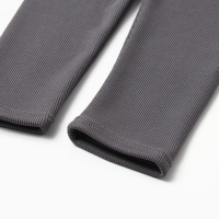 Леггинсы для девочки на флисе Collorista, цвет серый, рост 128 см