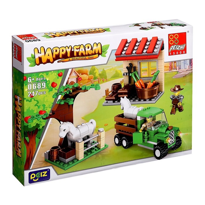 Конструктор Ферма &laquo;Конюшня&raquo;, 247 деталей