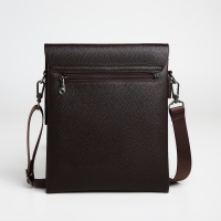 Сумка мужская через плечо TEXTURA, наружный карман, цвет коричневый Сумка мужская через плечо TEXTURA, наружный карман, цвет коричневый