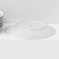 Набор блюд фарфоровый &laquo;Пицца&raquo;, 7 предметов: 1 шт d=30 см, 6 шт d=20 см, рисунок МИКС