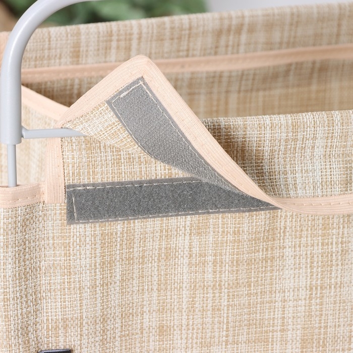 Корзина для белья, 40,5×31×75 см, цвет бежевый Корзина для белья, 40,5×31×75 см, цвет бежевый