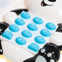 Музыкальный телефон &laquo;Милая панда&raquo;, звук, свет