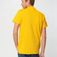 Рубашка поло мужская Summer 170 желтая, размер XS Рубашка поло мужская Summer 170 желтая, размер XS