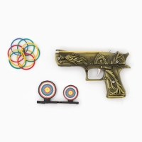 Сувенирное оружие "Пистолет" резинкострел, 15см Сувенирное оружие "Пистолет" резинкострел, 15см