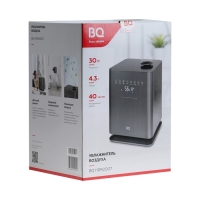 Увлажнитель воздуха BQ HDR2007, ультразвуковой, 30 Вт, 4.3 л, до 30 м2, серый Увлажнитель воздуха BQ HDR2007, ультразвуковой, 30 Вт, 4.3 л, до 30 м2, серый