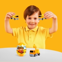 Машинка-сюрприз в яйце &laquo;Стройплощадка&raquo;, МИКС