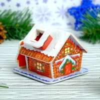 3D Конструктор фигурки &laquo;Дом деда мороза&raquo;