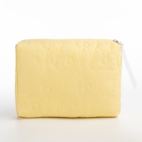 Косметичка на молнии, цвет жёлтый Косметичка на молнии, цвет жёлтый