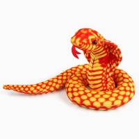 Мягкая игрушка &laquo;Кобра&raquo;, 80 см, цвет оранжевый