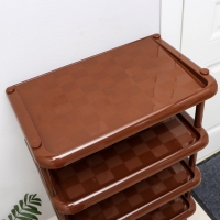 Полка для обуви &laquo;Универсал&raquo;, 5 ярусов, 49,7&times;30,7&times;83,7 см, цвет коричневый