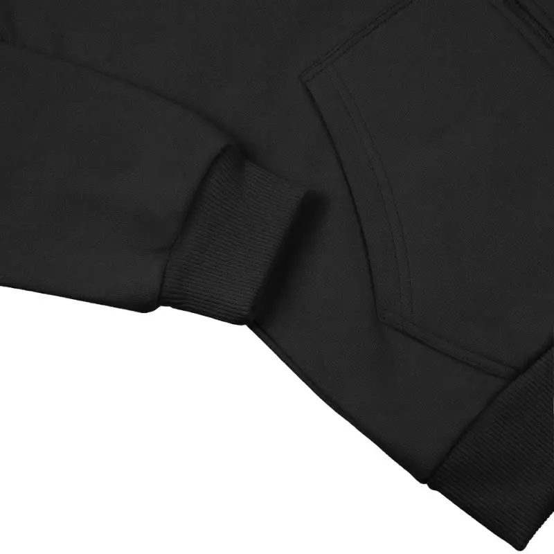 Толстовка на молнии с капюшоном Siverga Heavy 2.0, черная, размер 3XL