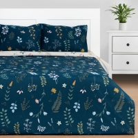 Постельное бельё Этель Дуэт Herbs 143*215 см - 2 шт, 220*240 см, 50*70 см -2 шт, поплин Постельное бельё Этель Дуэт Herbs 143*215 см - 2 шт, 220*240 см, 50*70 см -2 шт, поплин