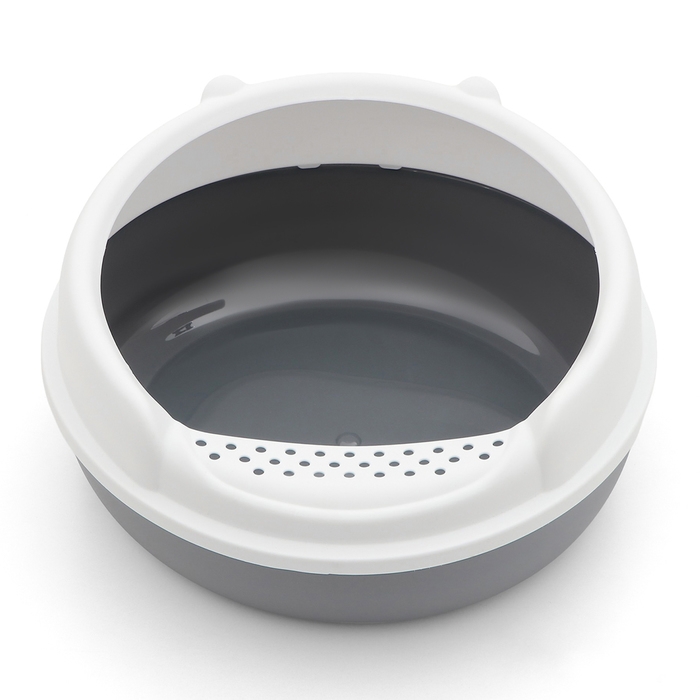 Туалет Нюша S с бортом без сетки 41 х 39 х 20 см серый FIX Туалет Нюша S с бортом без сетки 41 х 39 х 20 см серый FIX