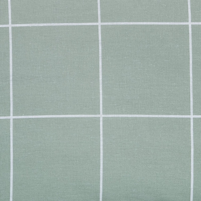 Постельное бельё Этель евро Постельное бельё Этель евро "Клетка" цвет оливковый 200х215, 220х240, 50х70-2 шт, бязь, 125 г/м2