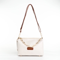 Сумка кросс-боди на молнии, цвет белый Сумка кросс-боди на молнии, цвет белый