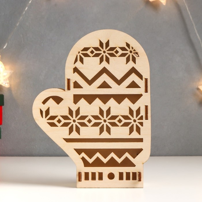 Шкатулка "Варежка" 21х16х5 см