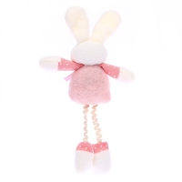 Мягкая игрушка «Зайка с бантом» на подвесе, цвет МИКС Мягкая игрушка «Зайка с бантом» на подвесе, цвет МИКС