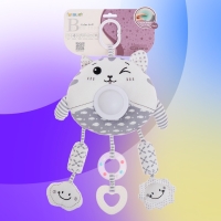 Подвеска на кроватку и коляску &laquo;Котик&raquo;, музыкальная, свет