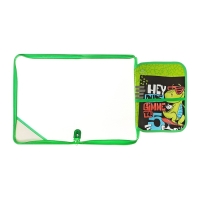 Папка для труда А4, молния вокруг, откидная планка, пластиковая, ПТР-1, с наполнением 10 предметов, для мальчика, Calligrata "Дино скейт" Папка для труда А4, молния вокруг, откидная планка, пластиковая, ПТР-1, с наполнением 10 предметов, для мальчика, Calligrata "Дино скейт"