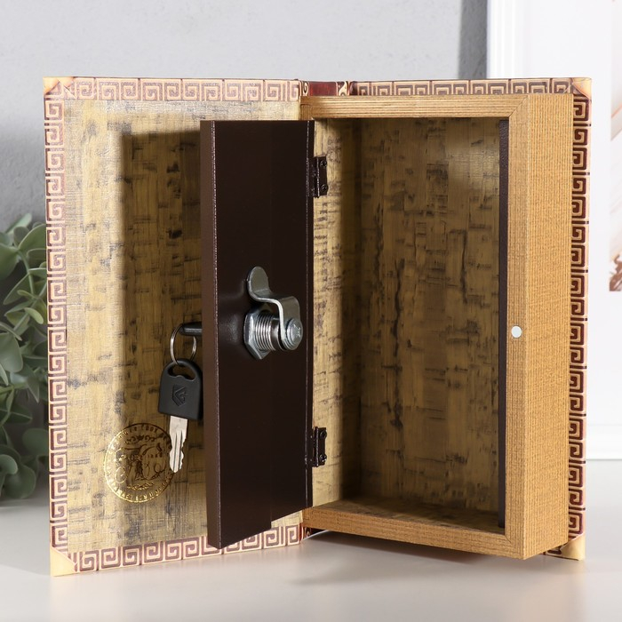 Сейф-книга дерево кожзам Сейф-книга дерево кожзам "Антология мысли. Основы философии" 21х13х5 см