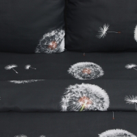 Постельное бельё Павлайн Евро Одуванчики черн 200х220, 200х220, 70х70см 2шт полисатин 70г/м, полиэстер 100% Постельное бельё Павлайн Евро Одуванчики черн 200х220, 200х220, 70х70см 2шт полисатин 70г/м, полиэстер 100%