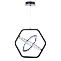 Светильник BayerLux "Денти" LED 130Вт 6000К черный 40х40х120 см