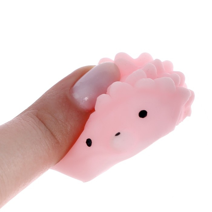 Антистресс сквиш мялка &laquo;Ёжики. Грибочки&raquo;, в банке