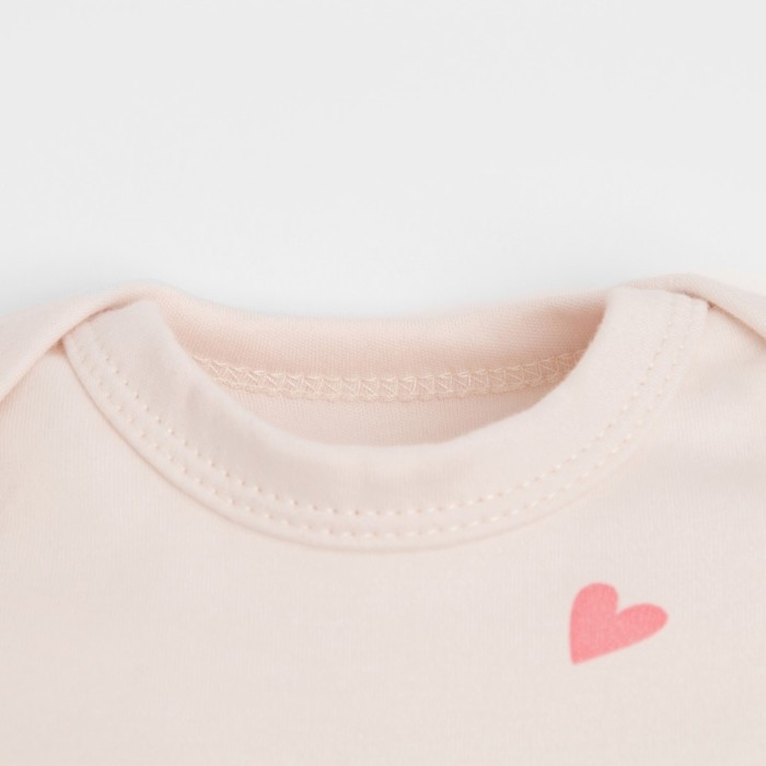 Боди с длинным рукавом в набивку Крошка Я «Зайчик», рост 68-74 см, цвет бежевый Боди с длинным рукавом в набивку Крошка Я «Зайчик», рост 68-74 см, цвет бежевый